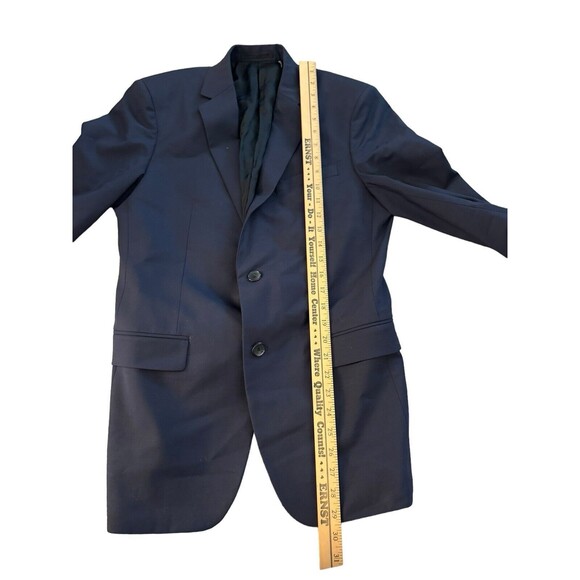 Theory Wool Blend Blazer Suit Two Button Vented Lined Navy Blue Women Size 38 R - Picture 7 of 10